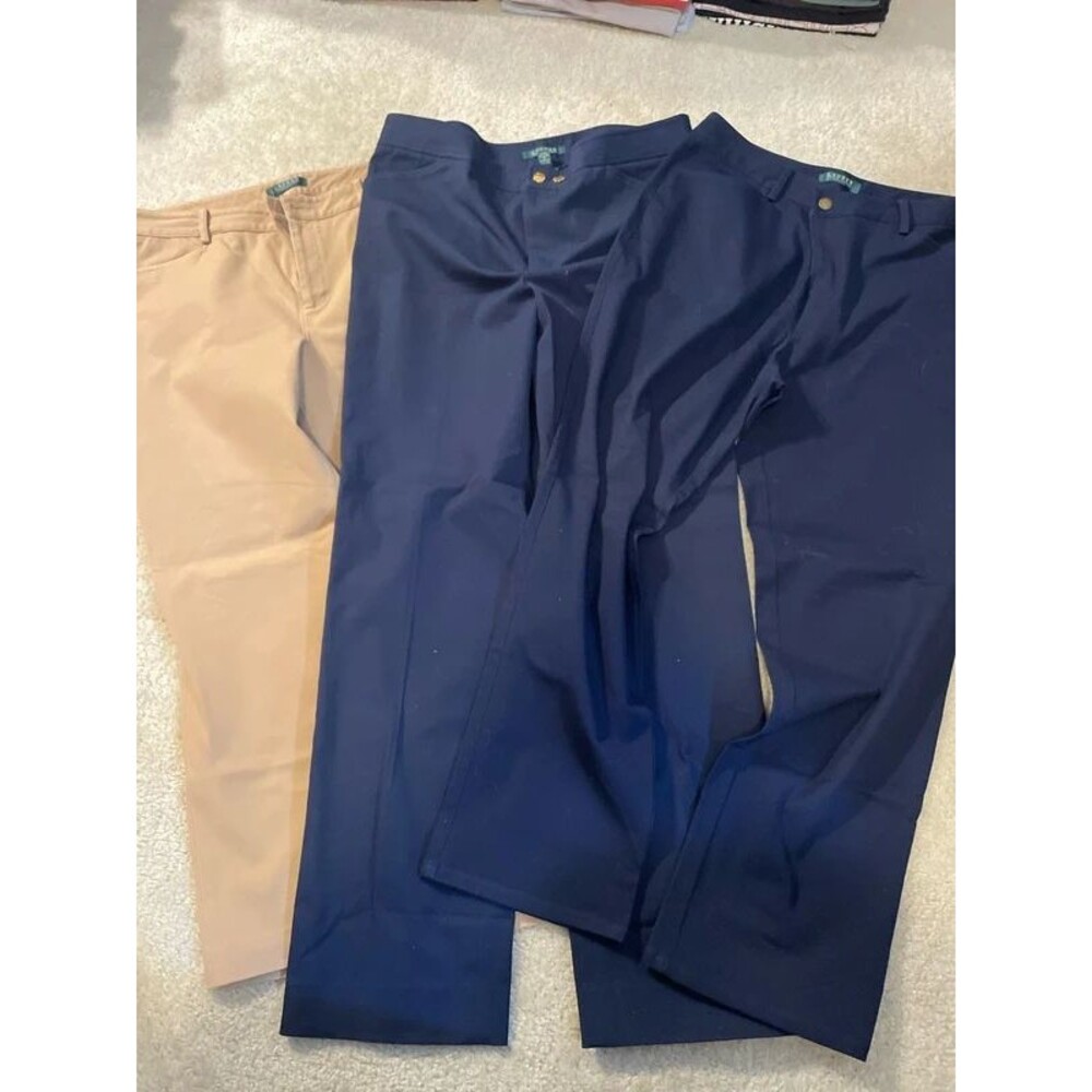 Bundle of 3 pair of woman’s Lauren Ralph Lauren pants